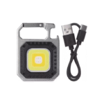 Emos Επαναφορτιζόμενος Φακός Μπρελόκ LED με Μέγιστη Φωτεινότητα 750lm Μαύρο P4714