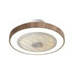 Lineme Aurora 02-00190 Ανεμιστήρας Οροφής 50cm με Φως και Τηλεχειριστήριο Καφέ