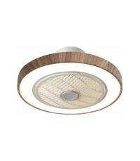 Lineme Aurora 02-00190 Ανεμιστήρας Οροφής 50cm με Φως και Τηλεχειριστήριο Καφέ