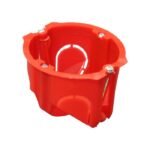 Χαραλαμπίδης Χωνευτό Ηλεκτρολογικό Κουτί για Γυψοσανίδα Διακόπτη σε Κόκκινο Χρώμα 61301