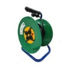 Χαραλαμπίδης Μπαλαντέζα Καρούλι 4 Θέσεων με Καλώδιο 25m Διατομής 3 x 1.5mm² Στεγανή Πράσινη 22225