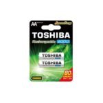 Toshiba Επαναφορτιζόμενες Μπαταρίες AA Ni-MH 1000mAh 1.2V 2τμχ