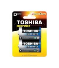 Toshiba High Power Αλκαλικές Μπαταρίες D(LR20) 1.5V 2τμχ