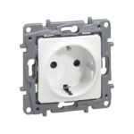 Legrand Niloe Μονή Χωνευτή Πρίζα Ρεύματος Λευκή 764529